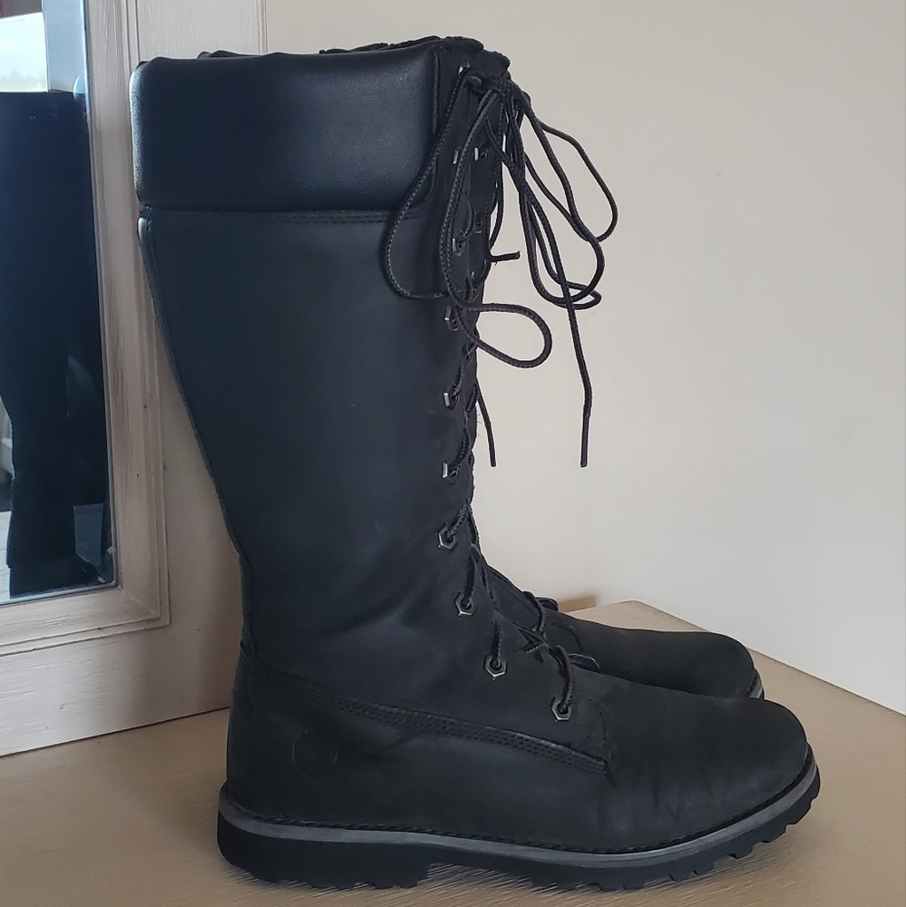 TIMBERLAND Tall Black Boots